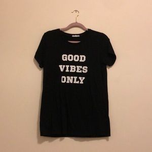 black tee
